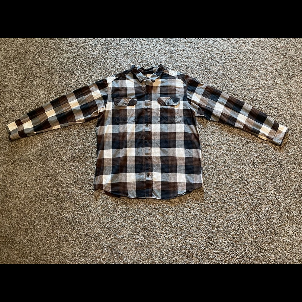 Mens Columbia Button Down Flannel
